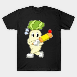 Radish Cricket Cricket bat T-Shirt